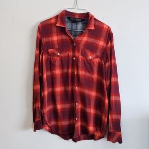 Pendleton + GAP Red Flannel Shirt S